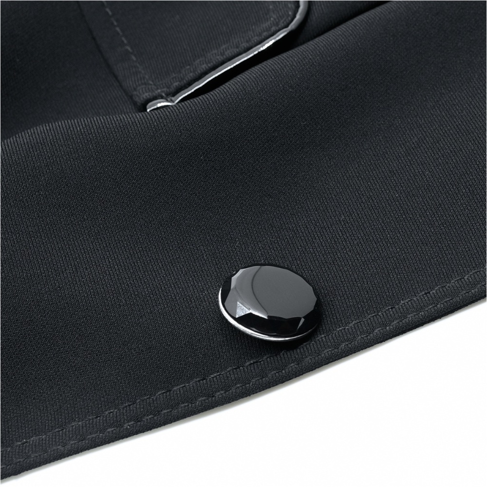 BASLER Black Jacket with Patent Leather Trim - Picture 9 of 13